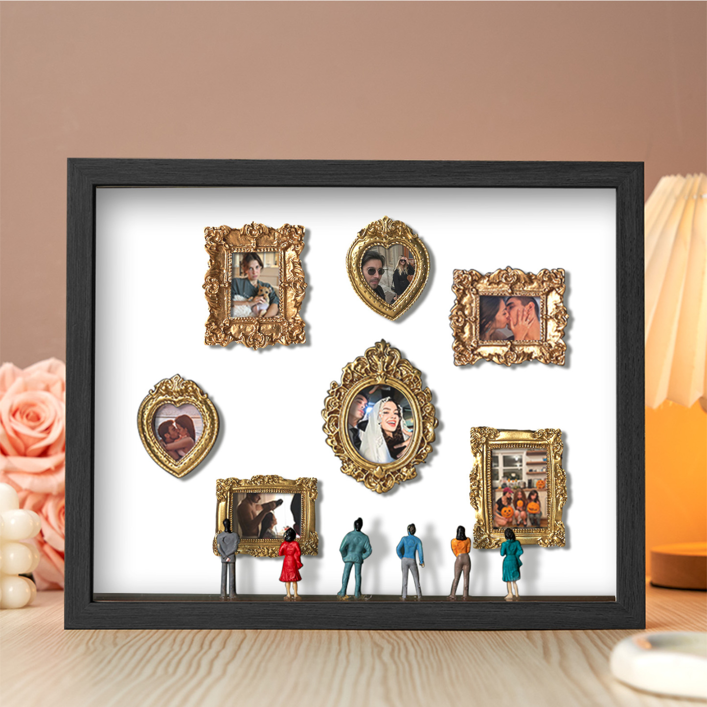 Boîte À Souvenirs « musée De Nous », Cadeau Personnalisé Pour Couples, Adorable Miniature De Musée, Cadeau Symbolique, Cadeau Pour La Saint-valentin Ou Un Anniversaire.