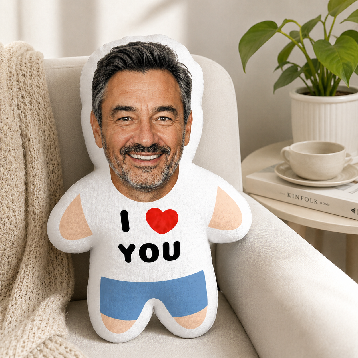 Oreiller Minime Avec Photo Personnalisée – Coussin Visage Sur Mesure, Cadeau Amusant Pour Lui Et Elle