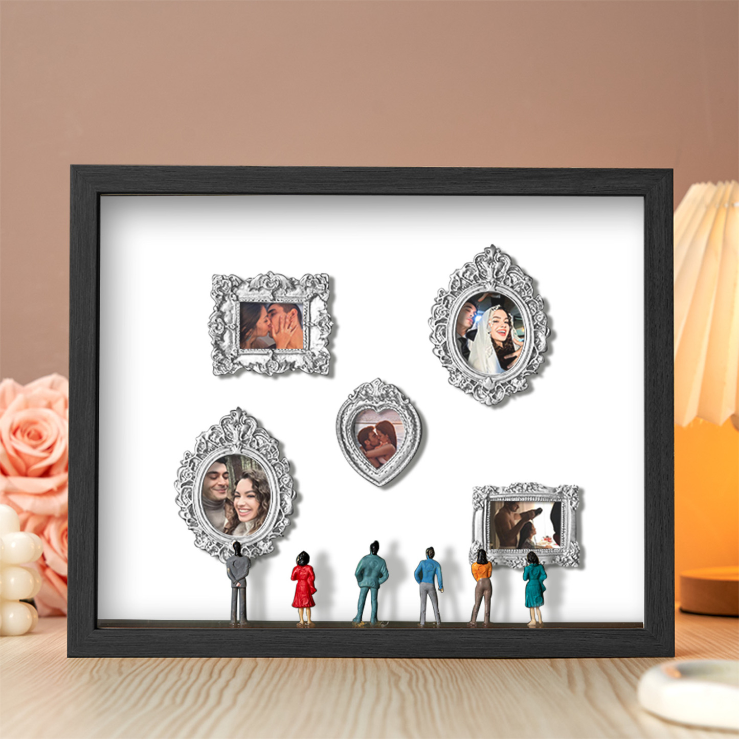 Boîte À Souvenirs « musée De Nous », Cadeau Personnalisé Pour Couples, Adorable Miniature De Musée, Cadeau Symbolique, Cadeau Pour La Saint-valentin Ou Un Anniversaire.