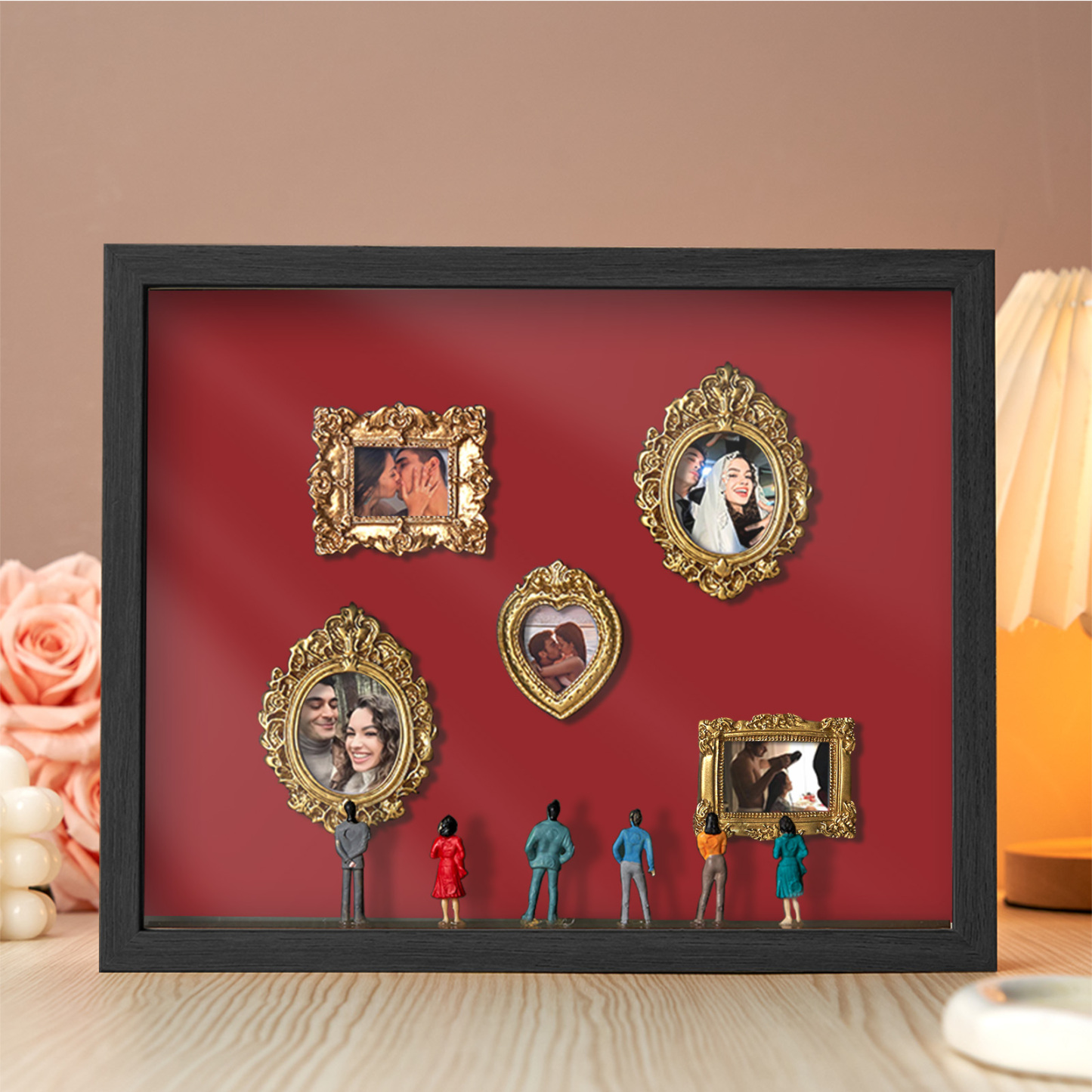 Boîte À Souvenirs « musée De Nous », Cadeau Personnalisé Pour Couples, Adorable Miniature De Musée, Cadeau Symbolique, Cadeau Pour La Saint-valentin Ou Un Anniversaire.