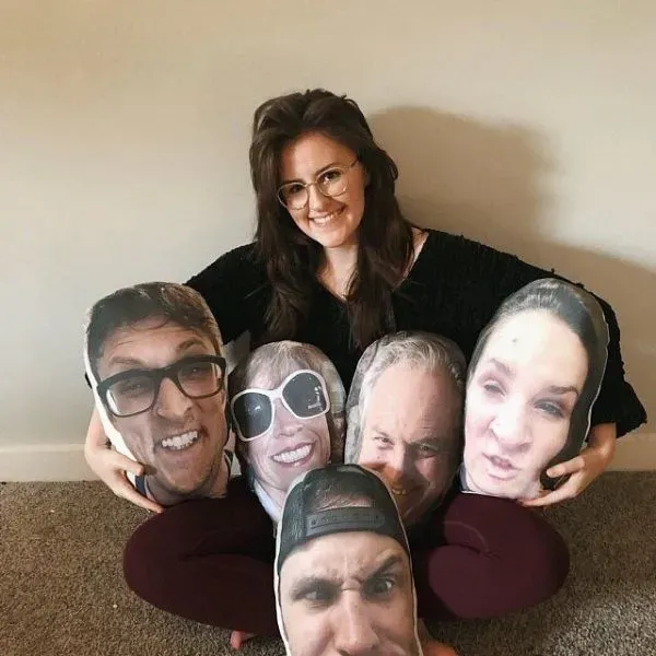 Oreiller Personnalisé My Face, Coussin Avec Photo Et Portrait En 3d - MaPhotocaleconFr