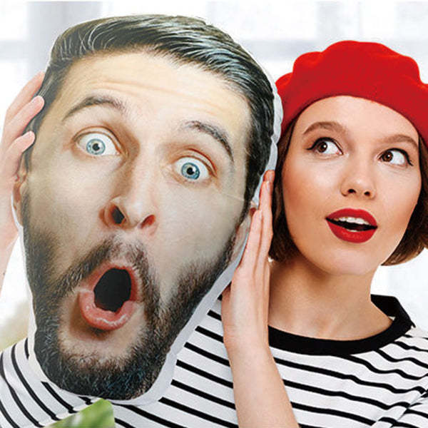 Oreiller Personnalisé Pour Le Visage, Coussin À Jet De Portrait 3d - MaPhotocaleconFr