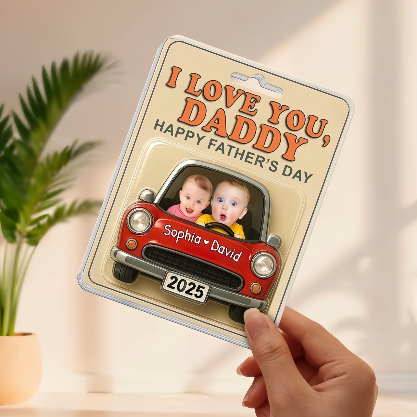 Cadeau Personnalisé Pour La Fête Des Pères, Cintre De Voiture En Acrylique, Figurine De Voiture, Visage De Bébé, Cadeau Pour Nouveau Papa, Cadeau Pour Grand-père, Meilleur Papa