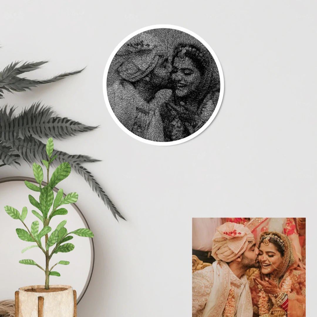 Kit De Portrait En Fil Personnalisé Avec Photo. Créez Votre Propre Tableau En Fil Unique Grâce À Notre Kit Diy. Décoration Murale À Faire Soi-même. Cadeau Fait Main. - MaPhotocaleconFr