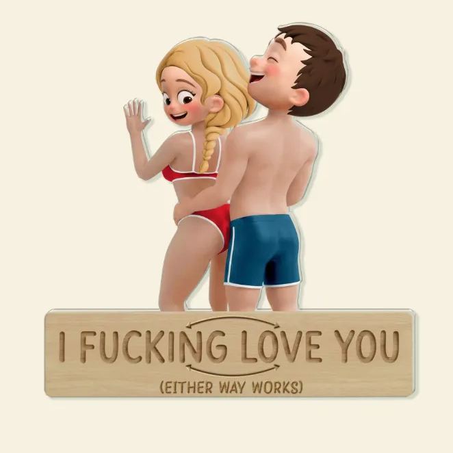 Aimant De Réfrigérateur Personnalisé « Amusez-vous En Couple », Cadeau Personnalisé Pour Les Couples, Le Cadeau Idéal Pour La Saint-valentin