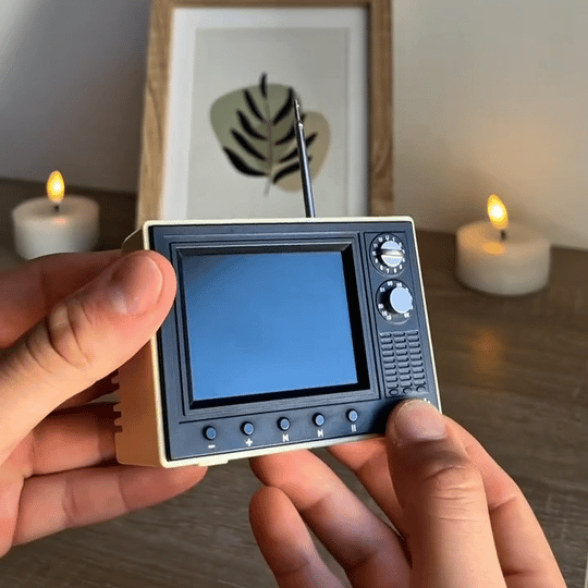 Retro Mini TV Video Player with Usb Interface Retro-Style Gift for Your Lover - MaPhotocaleconFr