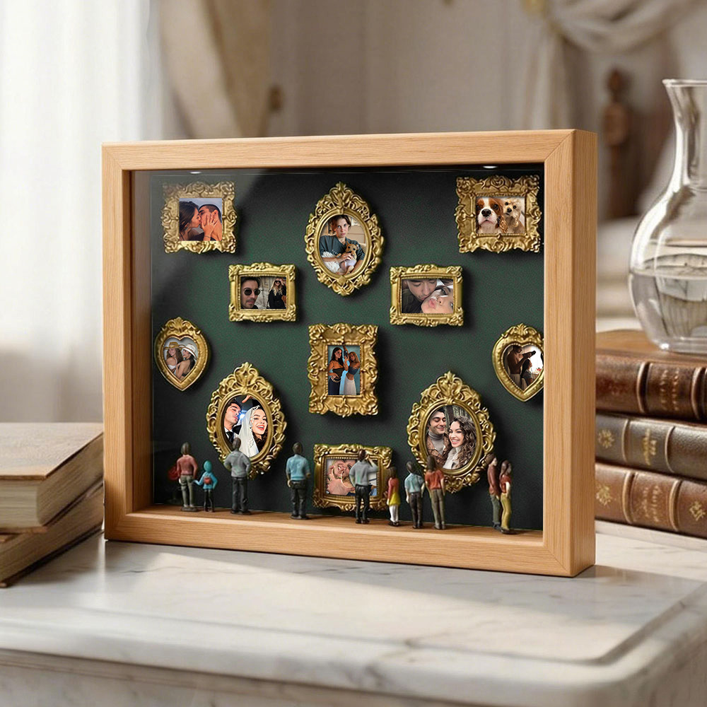 Museum Of Us Schattenbox, Personalisiertes Geschenk Für Paare, Niedliches Miniaturmuseumsgeschenk, Bedeutungsvolles Geschenk, Valentinstags- Oder Jahrestagsgeschenk