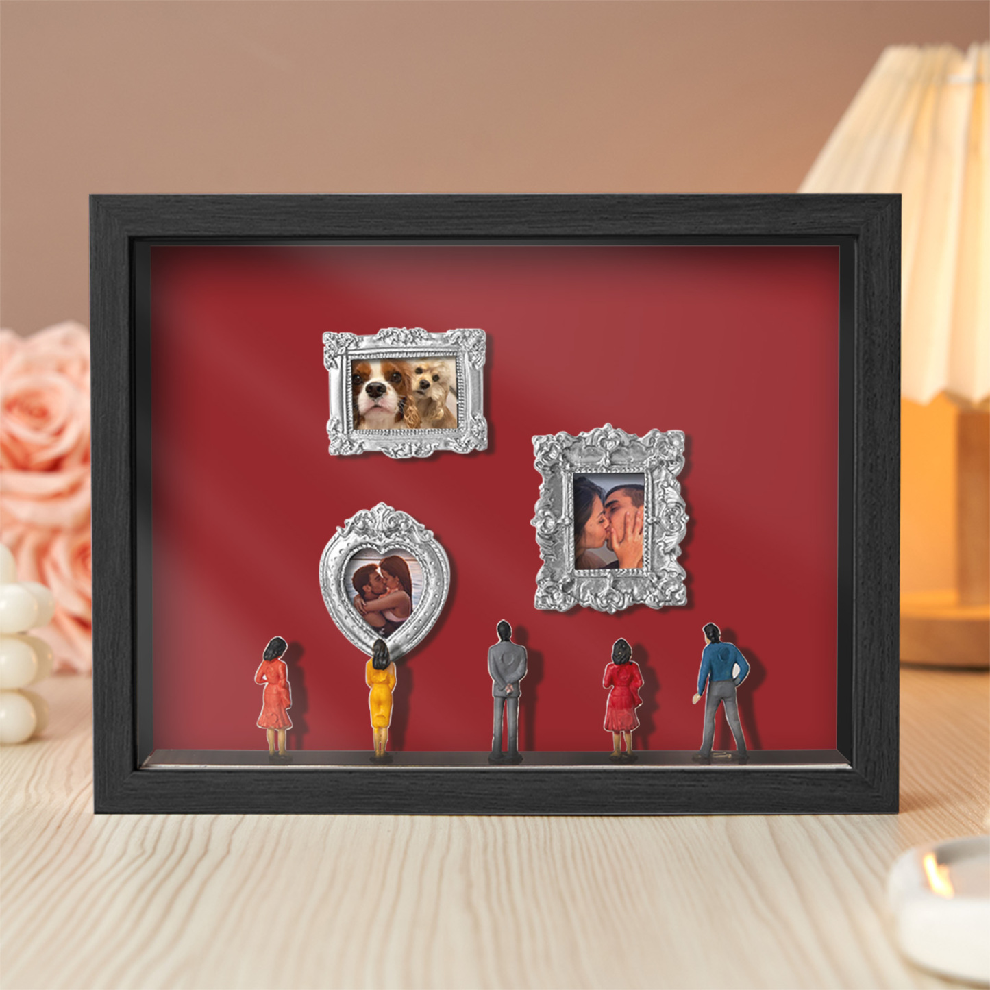 Museum Of Us Schattenbox, Personalisiertes Geschenk Für Paare, Niedliches Miniaturmuseumsgeschenk, Bedeutungsvolles Geschenk, Valentinstags- Oder Jahrestagsgeschenk