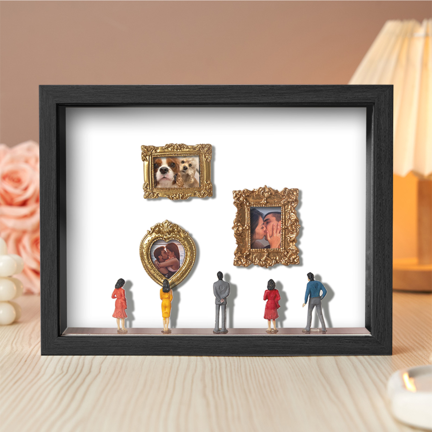 Museum Of Us Schattenbox, Personalisiertes Geschenk Für Paare, Niedliches Miniaturmuseumsgeschenk, Bedeutungsvolles Geschenk, Valentinstags- Oder Jahrestagsgeschenk