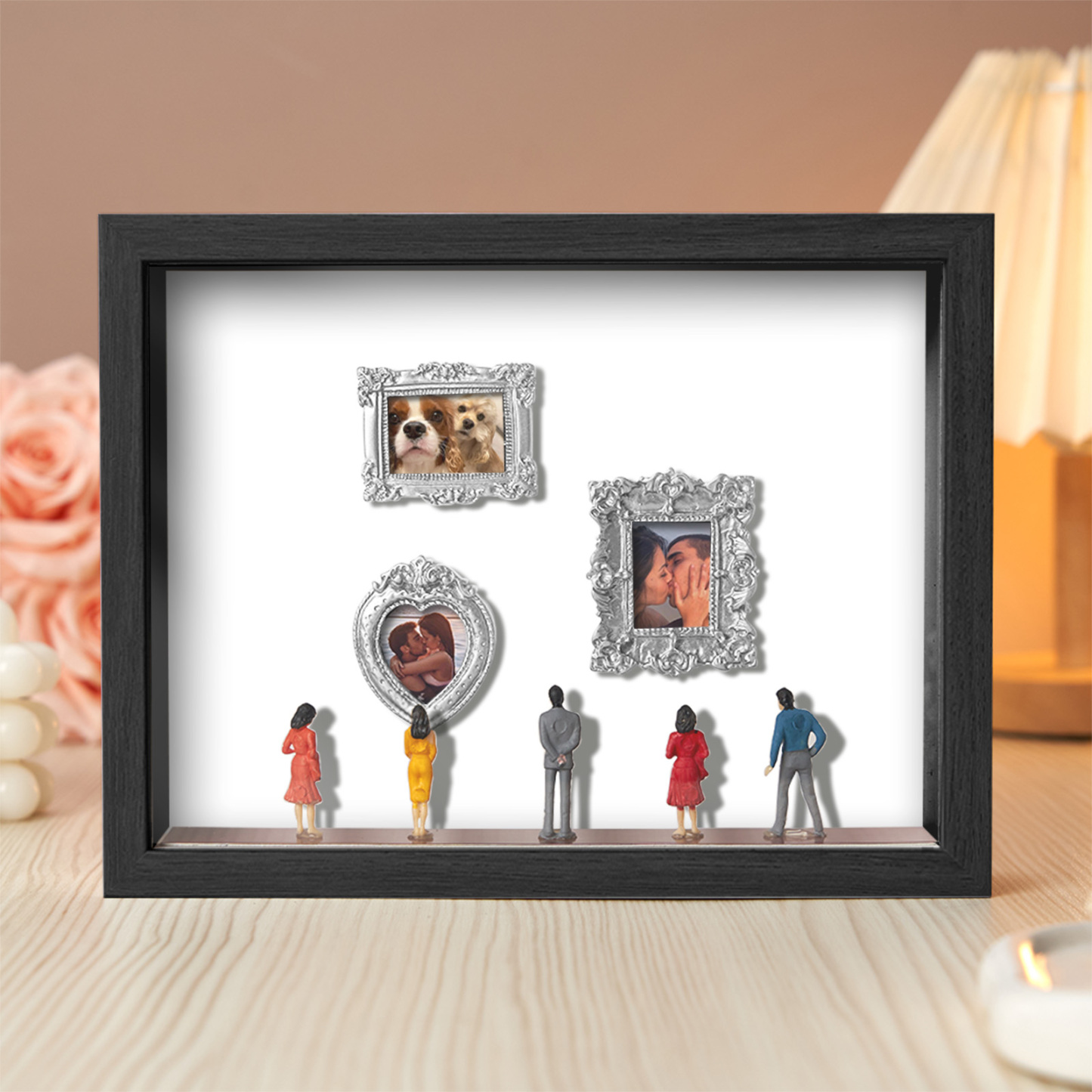 Museum Of Us Schattenbox, Personalisiertes Geschenk Für Paare, Niedliches Miniaturmuseumsgeschenk, Bedeutungsvolles Geschenk, Valentinstags- Oder Jahrestagsgeschenk