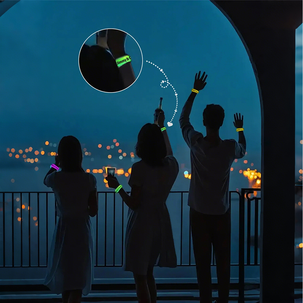 Benutzerdefiniertes Herrenarmband Mit Fotogravur, Personalisiertes Leuchtendes Uhrenarmband, Jubiläumsgeschenke Für Ihn - DePhotoBoxer