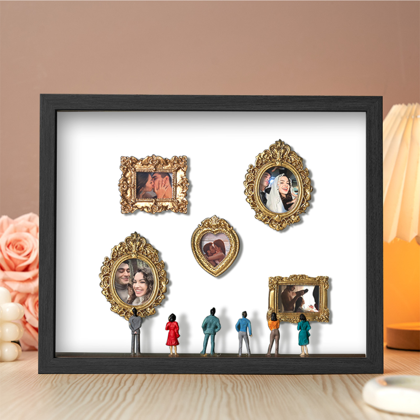 Museum Of Us Schattenbox, Personalisiertes Geschenk Für Paare, Niedliches Miniaturmuseumsgeschenk, Bedeutungsvolles Geschenk, Valentinstags- Oder Jahrestagsgeschenk