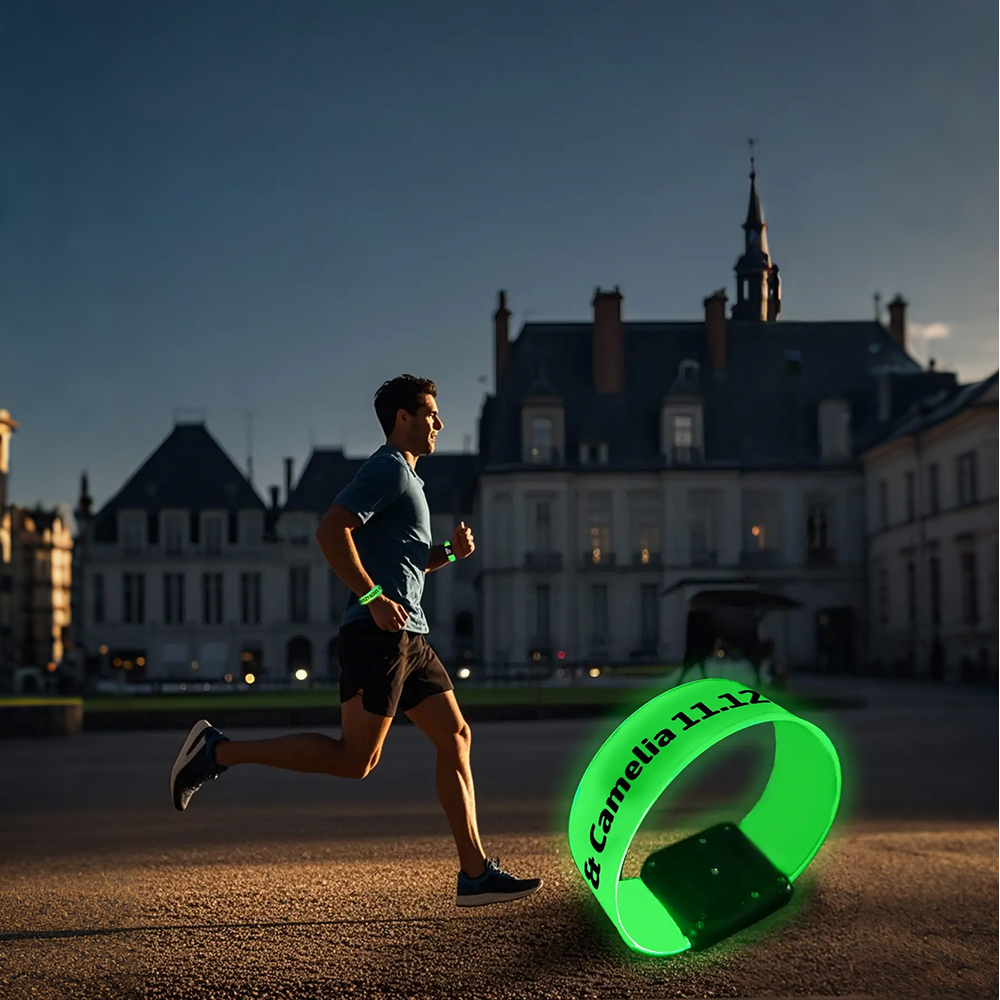 Benutzerdefiniertes Herrenarmband Mit Fotogravur, Personalisiertes Leuchtendes Uhrenarmband, Jubiläumsgeschenke Für Ihn - DePhotoBoxer