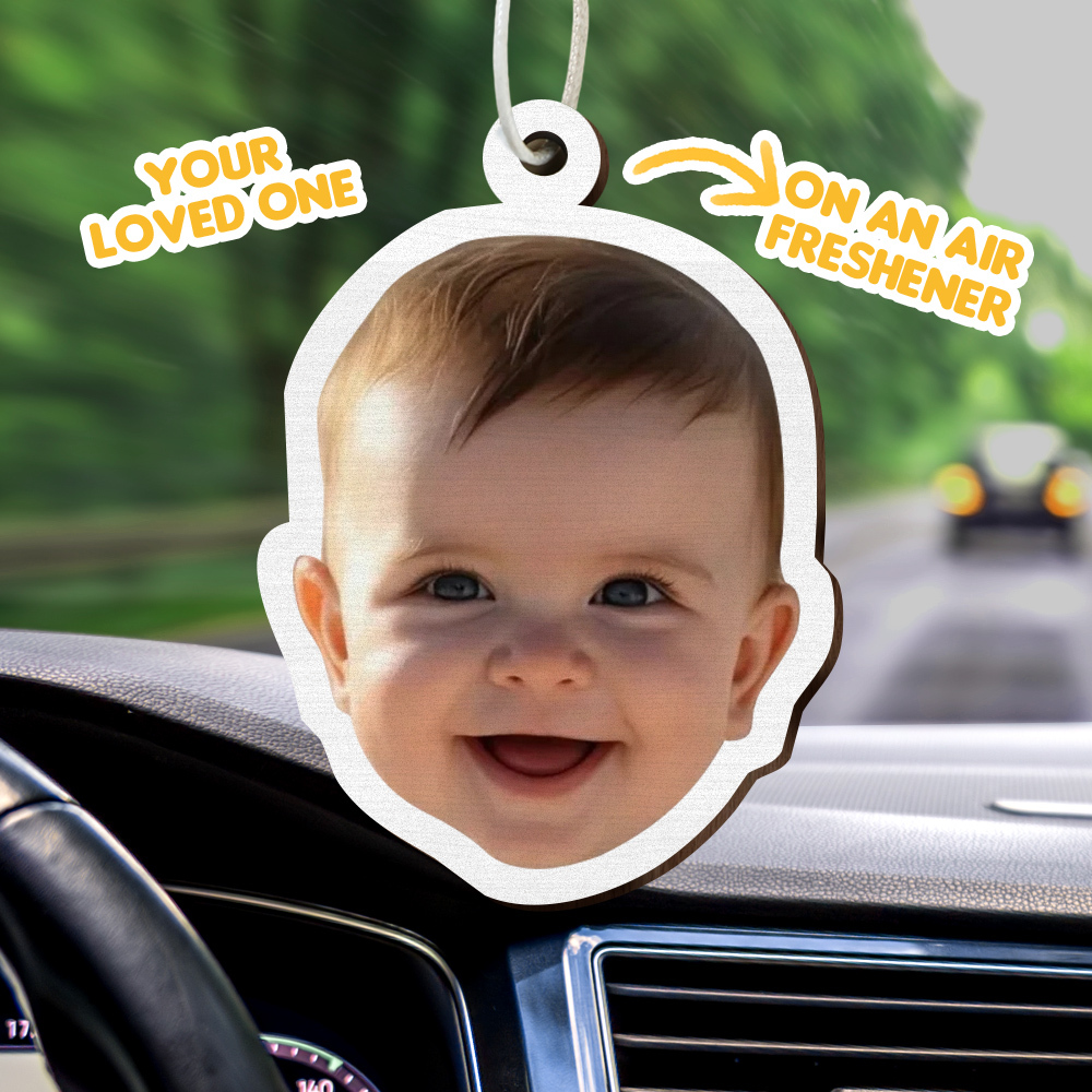 Personalisierter Foto-Auto-Lufterfrischer, Personalisierter Lufterfrischer, Bild-Lufterfrischer, Süßes Autozubehör