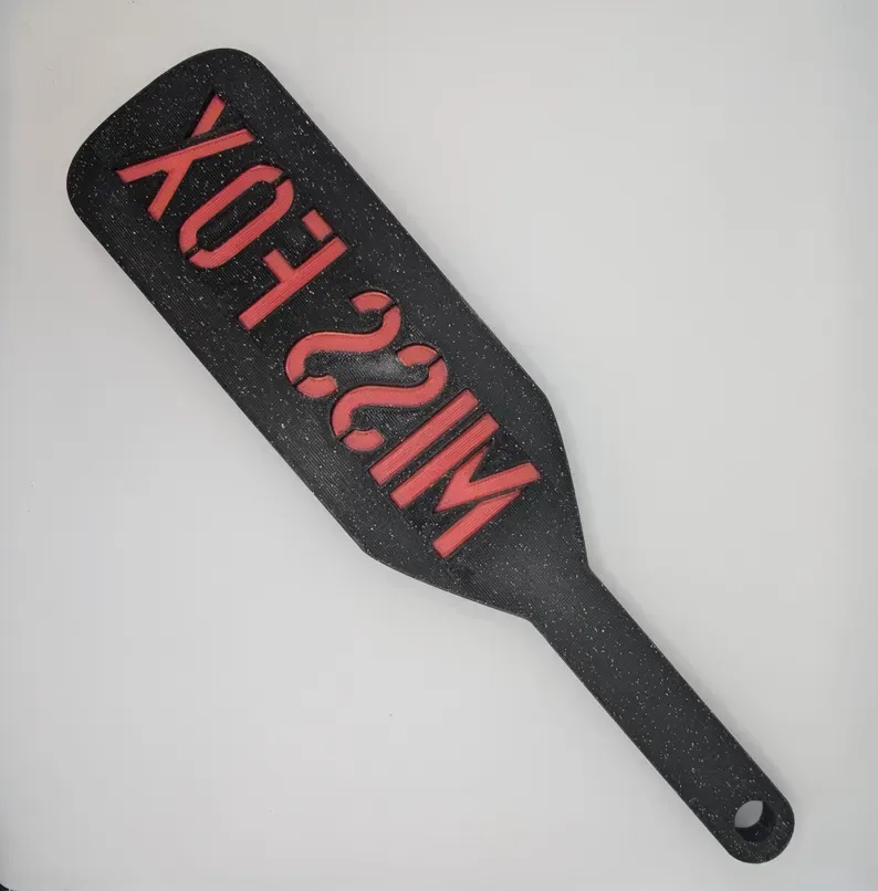 Personalisiertes Bdsm Spanking Paddle In Voller Größe