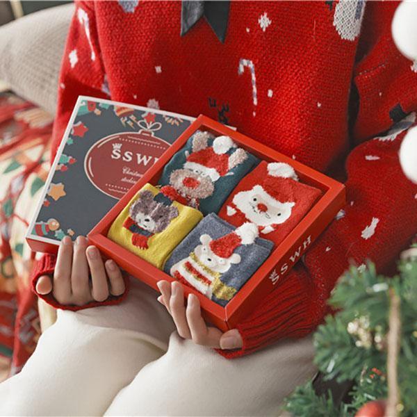 Christmas Socks Set Cotton Socks