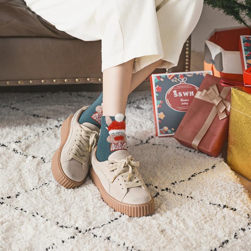 Christmas Socks Set Cotton Socks