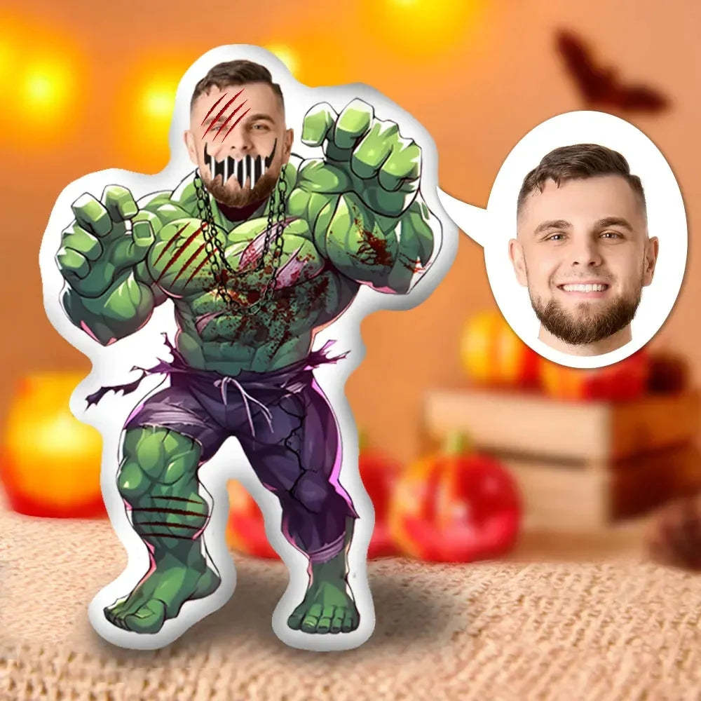 Benutzerdefiniertes Foto-gesichtskissen Minime-wurfkissen Benutzerdefinierte Gesichtsgeschenke Personalisiertes Foto-minime-kissen - MeineFotoTassen