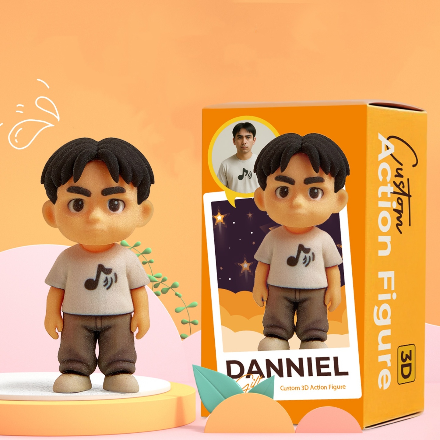 Benutzerdefinierte 3d-actionfigur Von Ihrem Foto Personalisierte Spielzeugfigur Benutzerdefinierte Actionfigur Geschenke Für Kinder