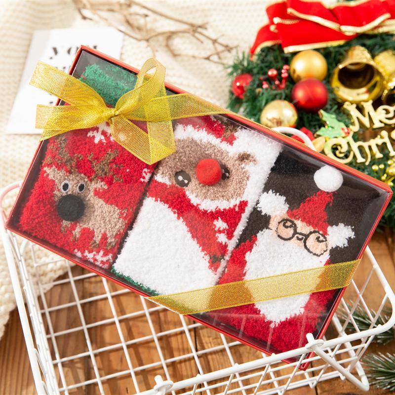 Christmas Socks Set Cotton Socks