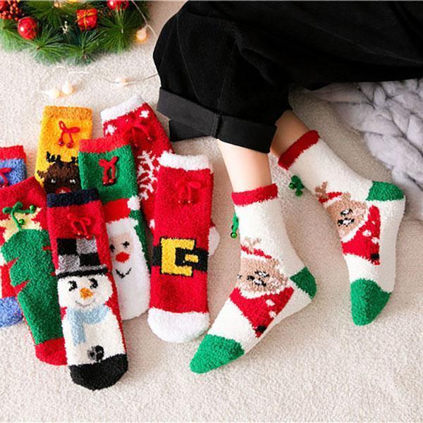 Christmas Socks Set Cotton Socks
