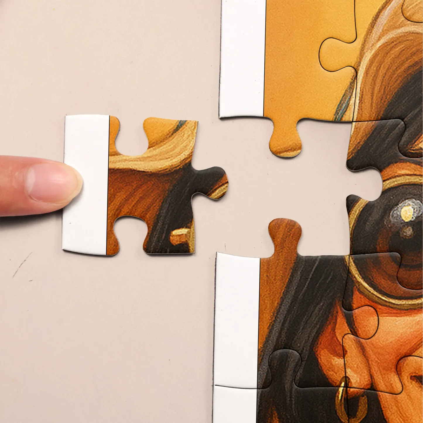 Personalisierte Karikatur-puzzle-wandkunst Für Lustige Paare, Individuelle Cartoon-zeichnung Nach Foto, Perfektes Valentinstagsgeschenk