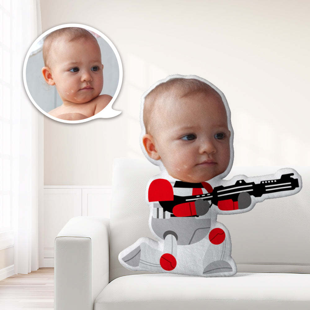 Star Wars Geschenke Custom Face Pillow Personalisierte First Order Stormtrooper Minime Pillow Geschenke - MeineFotoTassen