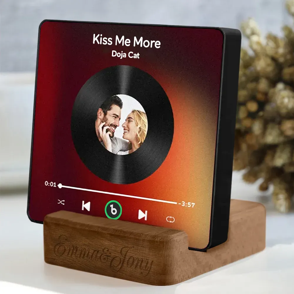 Benutzerdefinierter Musik- Und Foto-kühlschrankmagnet Unterstützt Bluetooth-konnektivität
