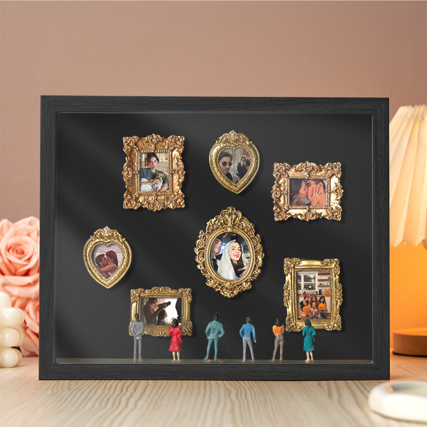 Museum Of Us Schattenbox, Personalisiertes Geschenk Für Paare, Niedliches Miniaturmuseumsgeschenk, Bedeutungsvolles Geschenk, Valentinstags- Oder Jahrestagsgeschenk