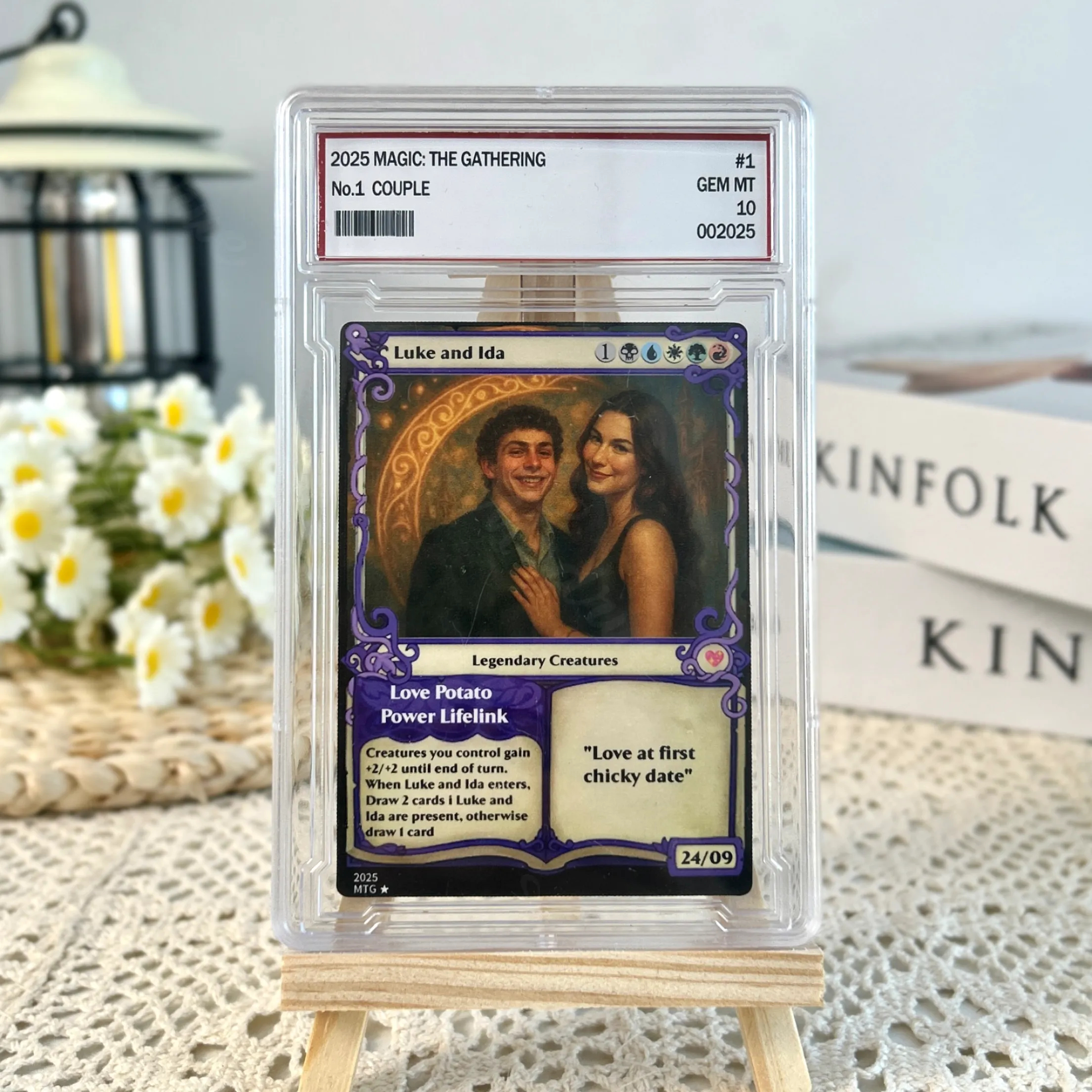 Individuell Gestaltete Magic-karte, Fantasy-spiel, Anime-karte, Valentinstagsgeschenk Für Paare