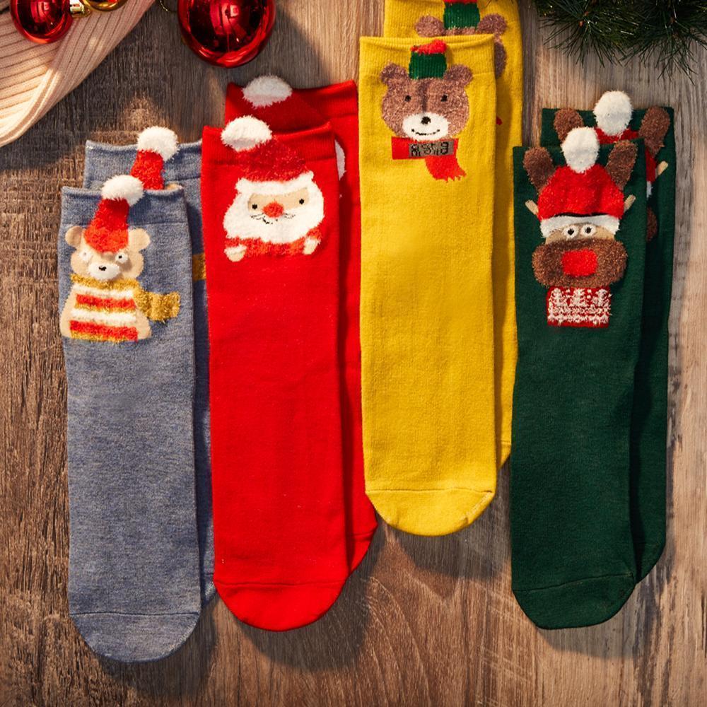 Christmas Socks Set Cotton Socks