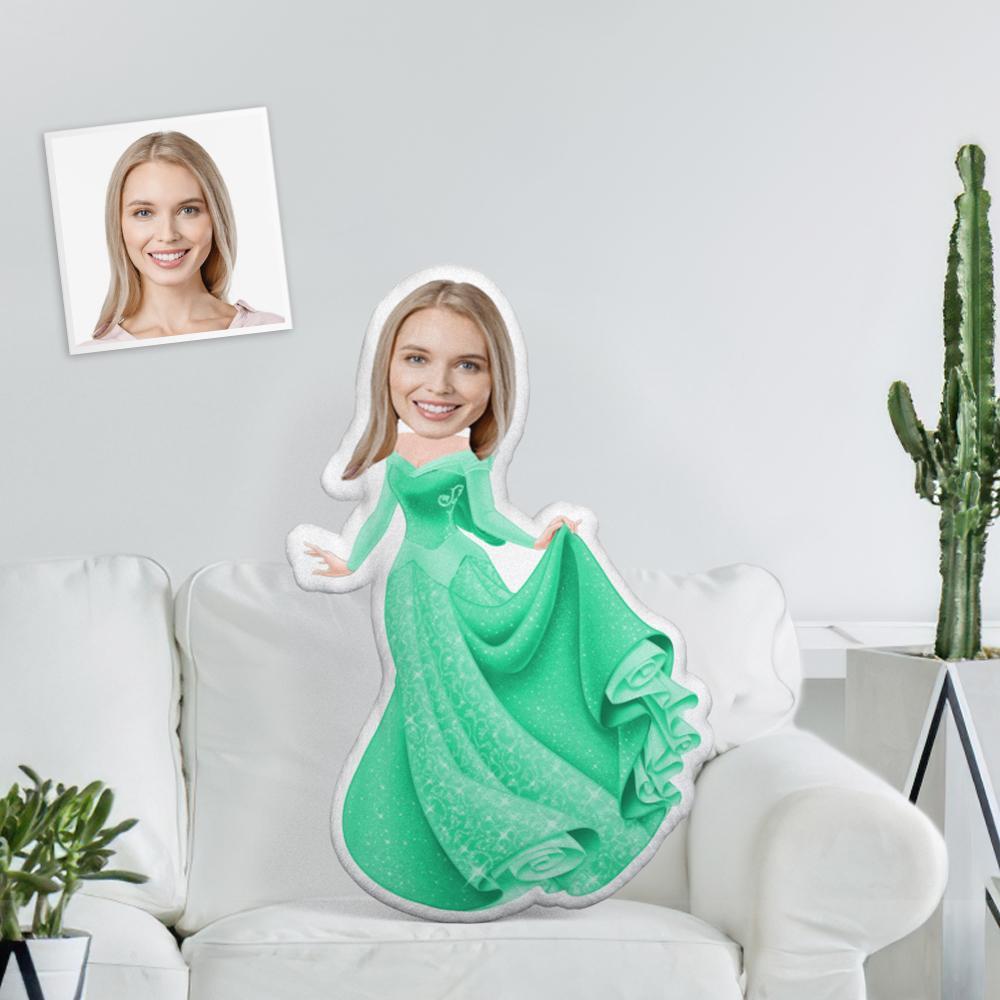 Benutzerdefinierte My Face Foto Minime Puppe Benutzerdefinierte Körperkissen Personalisierte Schöne Prinzessin Minime Kissen Spielzeug