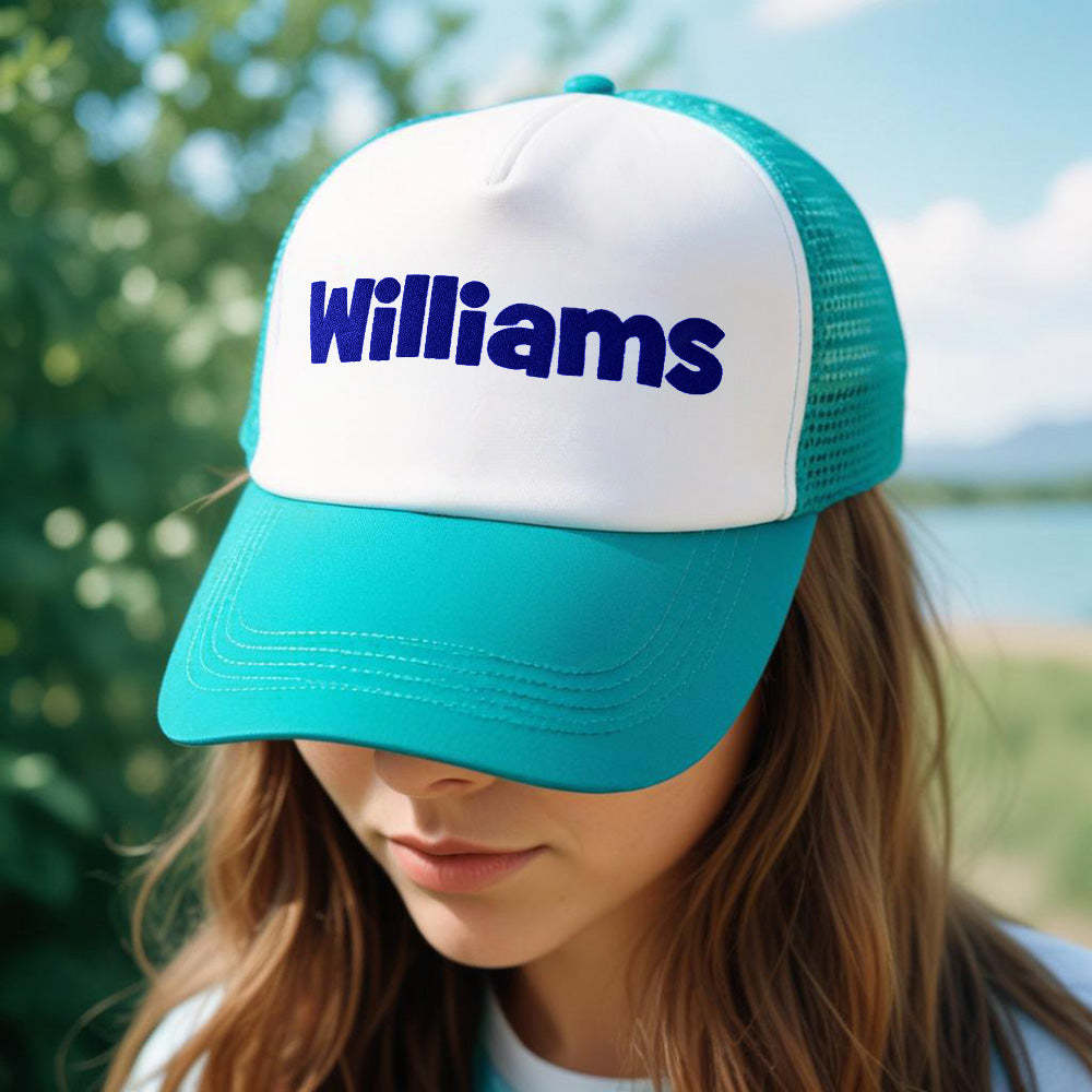 Benutzerdefinierte Trucker-mütze Mit Puff-print, Personalisierte Namens-trucker-mütze Aus Schaumstoff Für Erwachsene - DePhotoBoxer