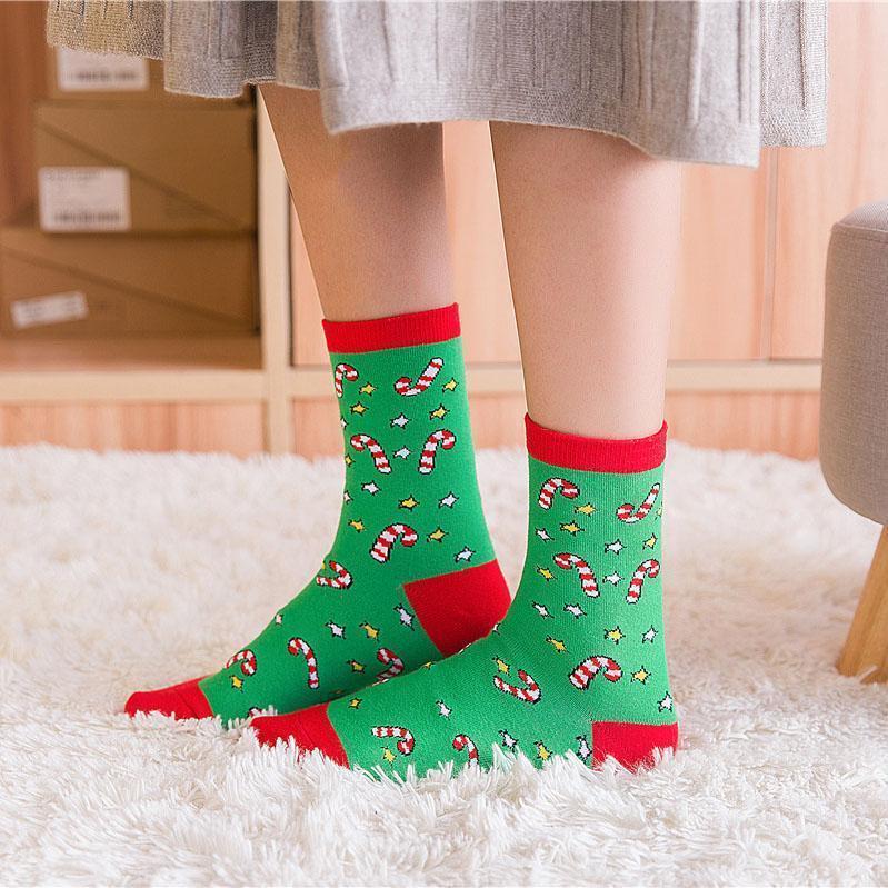 Christmas Socks Set Cotton Socks