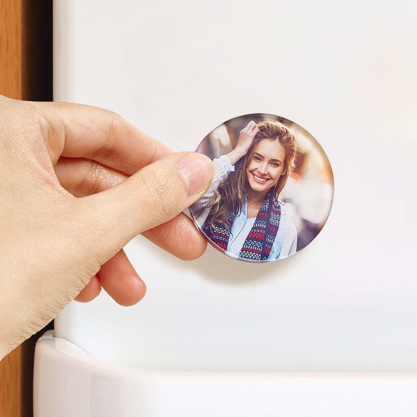 Nfc-musik-acryl-kühlschrankmagnet, Individueller Musik-lied-kühlschrankmagnet, Kann Lieder Abspielen - DePhotoBoxer