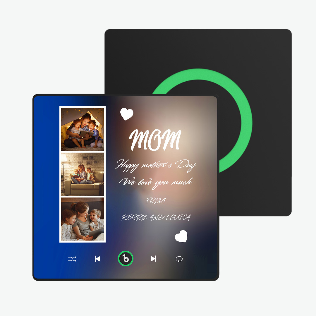 Benutzerdefinierte Musik Kühlschrank Magnete Personalisierte Magnete, Die Musik Spielt Muttertagsgeschenke - DePhotoBoxer