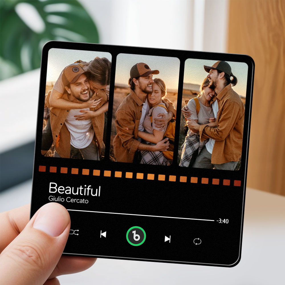 Personalisierter Musik-kühlschrankmagnet Mit Foto, Personalisierter Musik-kühlschrankmagnet, Songalbum-cover Für Musikliebhaber - DePhotoBoxer