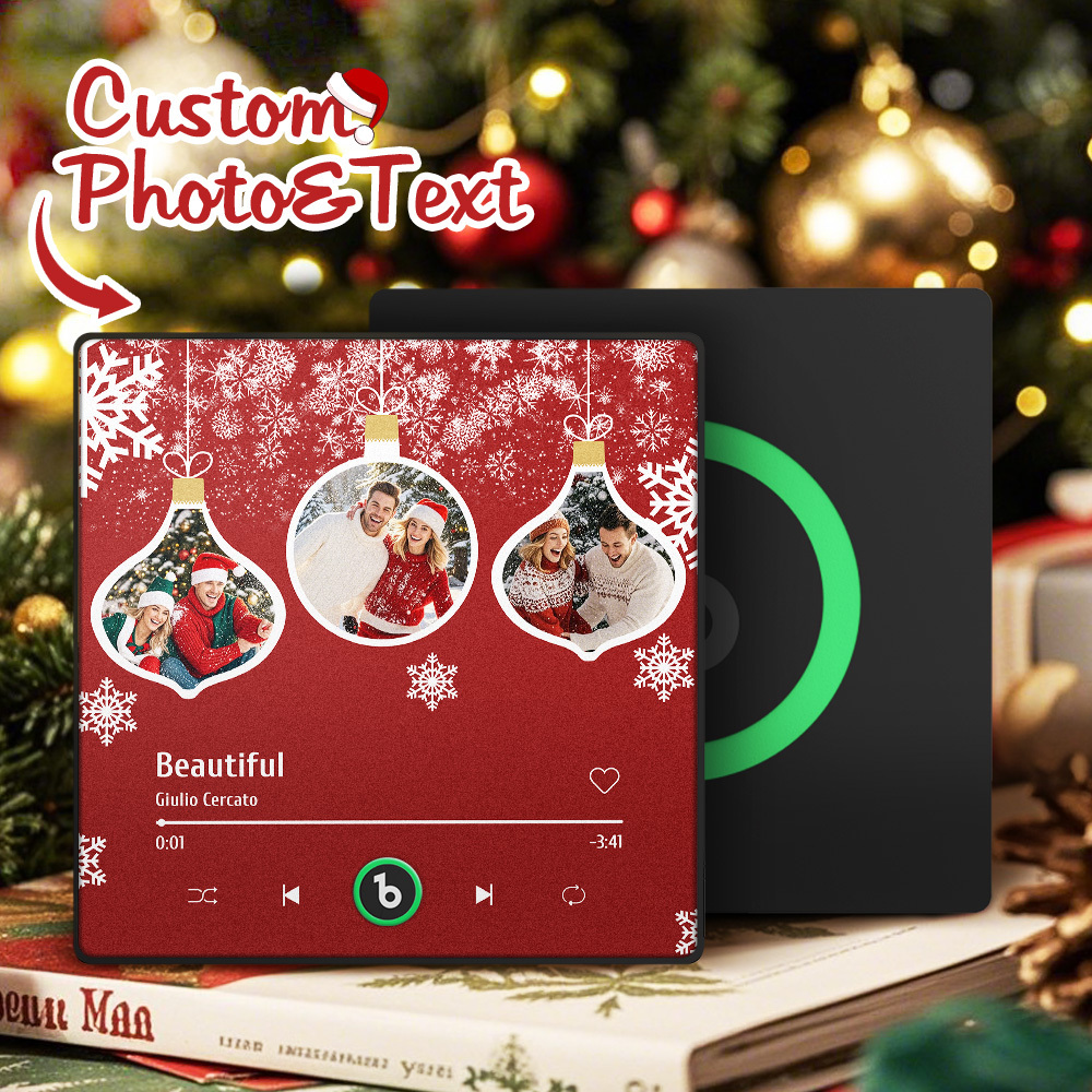 Benutzerdefinierte Musik Kühlschrank Magnet Bunte Rahmen Foto Kühlschrank Magnet Geschenk Für Weihnachten