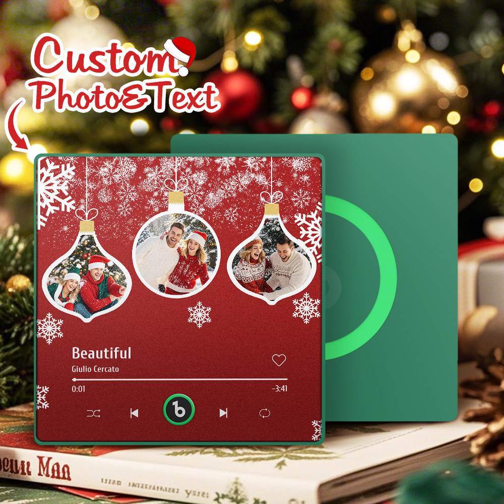 Benutzerdefinierte Musik Kühlschrank Magnet Bunte Rahmen Foto Kühlschrank Magnet Geschenk Für Weihnachten - DePhotoBoxer