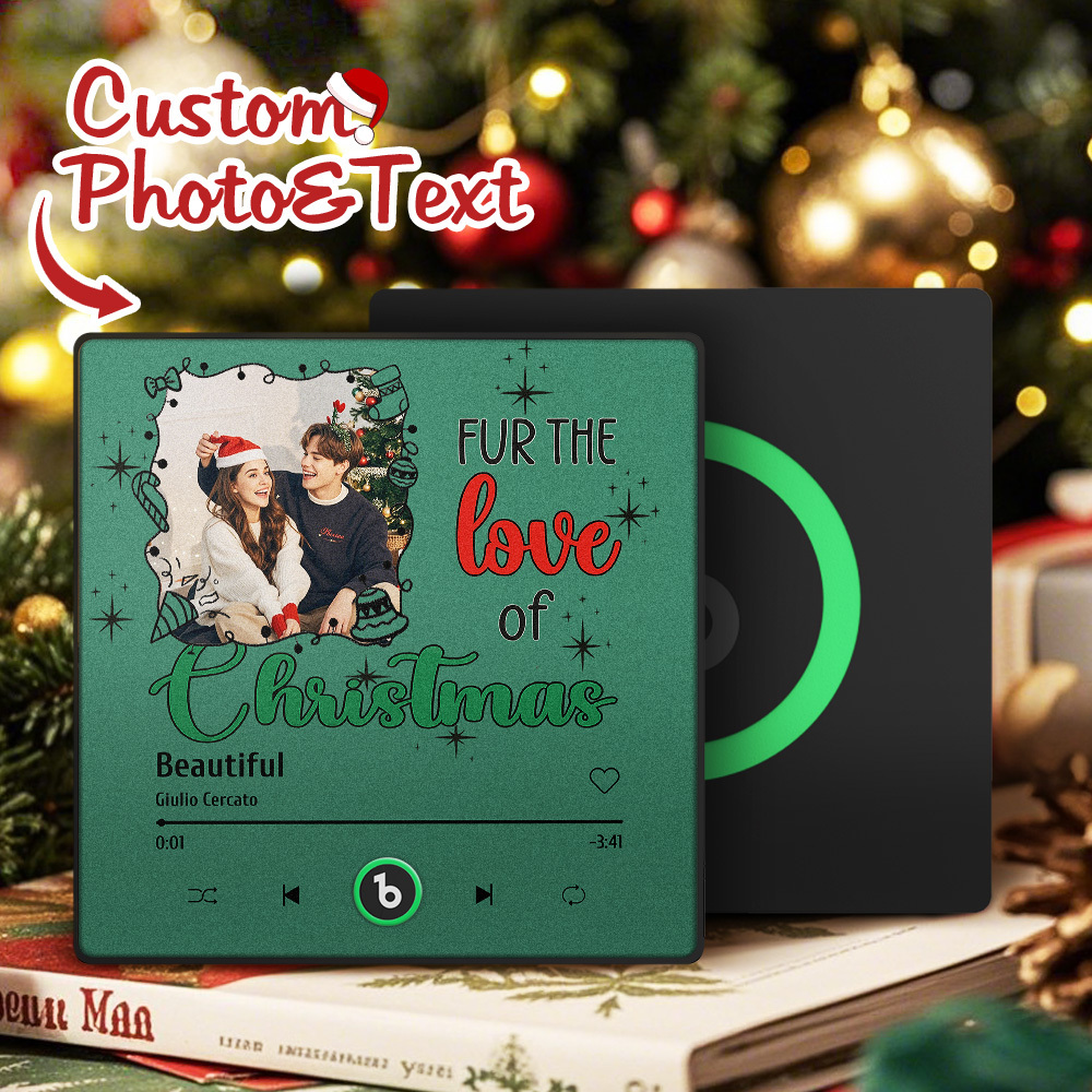 Benutzerdefinierte Musik Kühlschrank Magnet Bunte Rahmen Foto Kühlschrank Magnet Geschenk Für Weihnachten