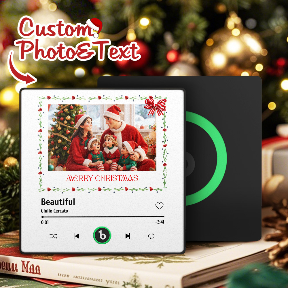 Kühlschrankmagnet Mit Musikmotiv, Bunt, Mit Foto Und Text, Als Weihnachtsgeschenk