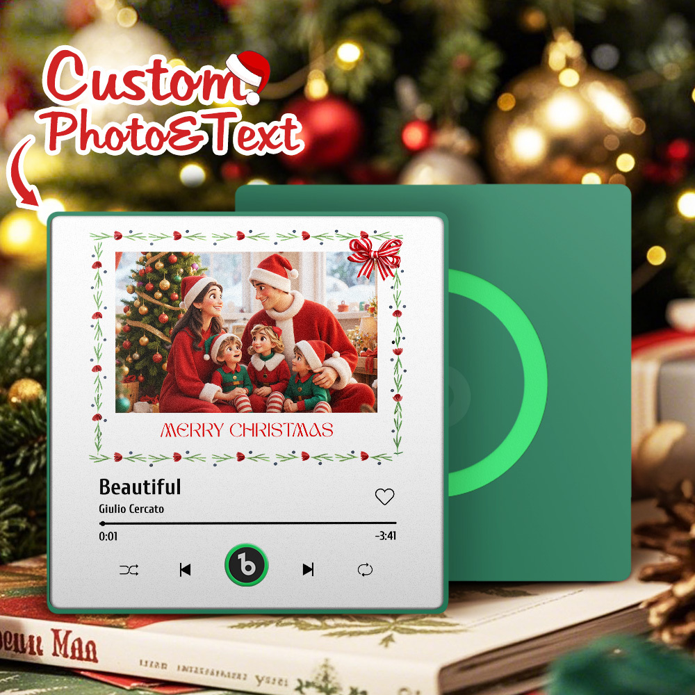 Kühlschrankmagnet Mit Musikmotiv, Bunt, Mit Foto Und Text, Als Weihnachtsgeschenk - DePhotoBoxer