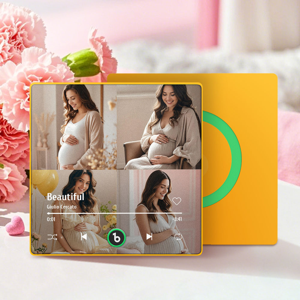 Benutzerdefinierte Musikalische Kühlschrankmagnet Fridgebeats Song Magnet Muttertag Geschenke Für Mama - DePhotoBoxer