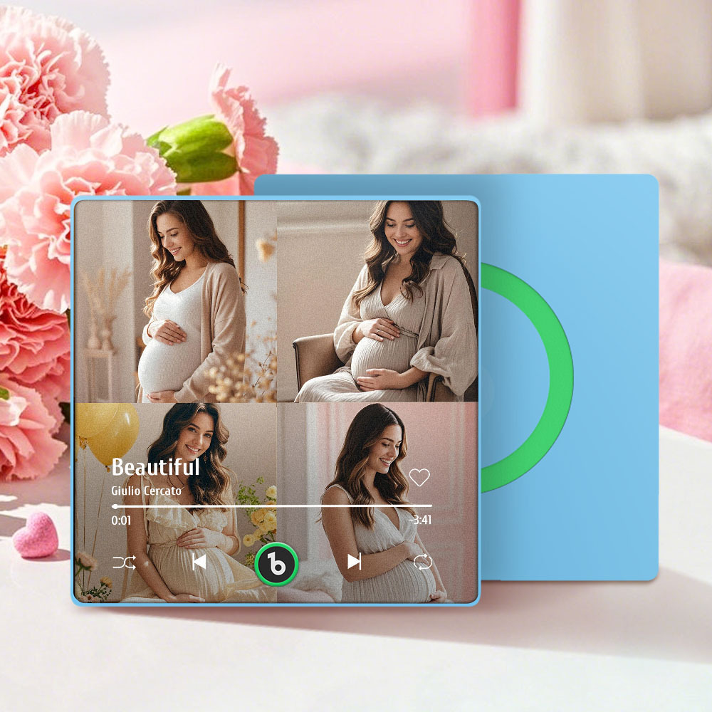 Benutzerdefinierte Musikalische Kühlschrankmagnet Fridgebeats Song Magnet Muttertag Geschenke Für Mama - DePhotoBoxer