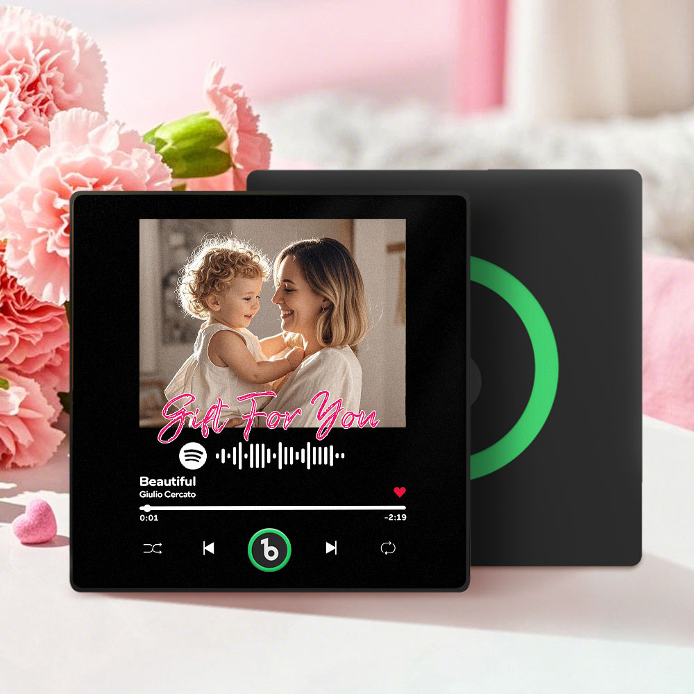 Personalisierter Musikalischer Kühlschrankmagnet Mit Scanbarem Musikcode, Muttertagsgeschenke