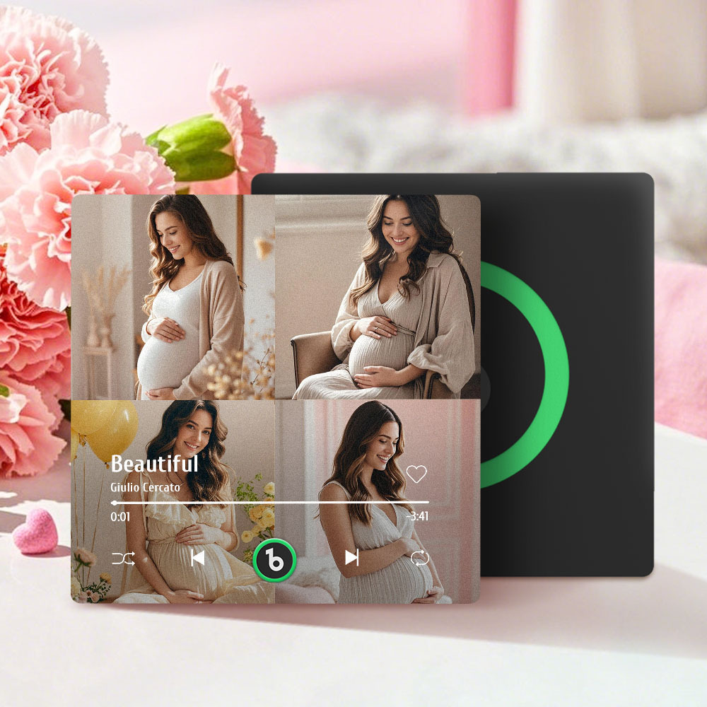 Benutzerdefinierte Musikalische Kühlschrankmagnet Fridgebeats Song Magnet Muttertag Geschenke Für Mama - DePhotoBoxer