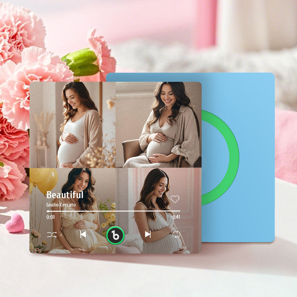 Benutzerdefinierte Musikalische Kühlschrankmagnet Fridgebeats Song Magnet Muttertag Geschenke Für Mama - DePhotoBoxer