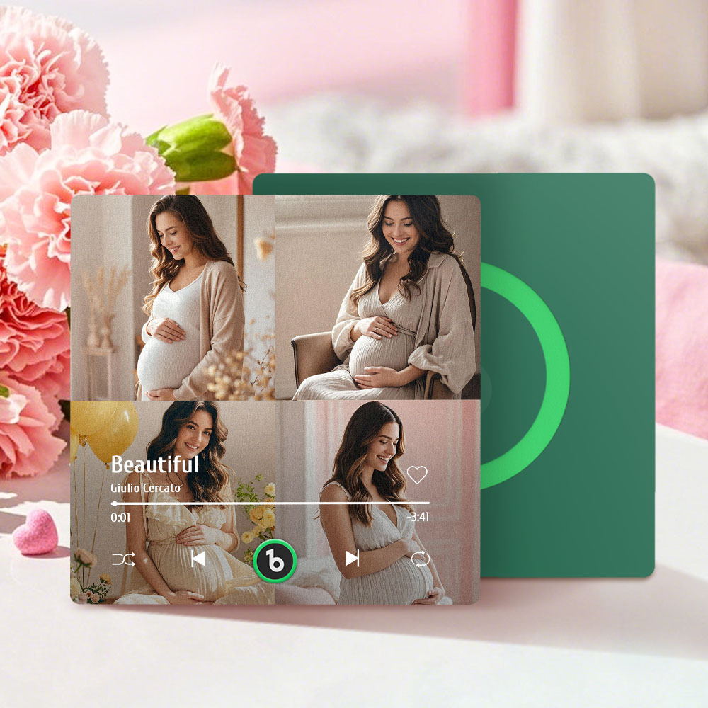 Benutzerdefinierte Musikalische Kühlschrankmagnet Fridgebeats Song Magnet Muttertag Geschenke Für Mama - DePhotoBoxer