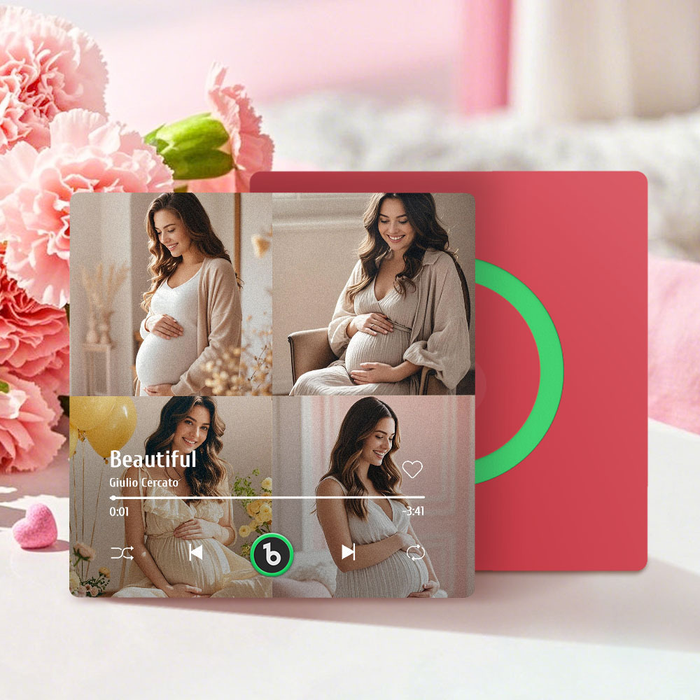 Benutzerdefinierte Musikalische Kühlschrankmagnet Fridgebeats Song Magnet Muttertag Geschenke Für Mama - DePhotoBoxer