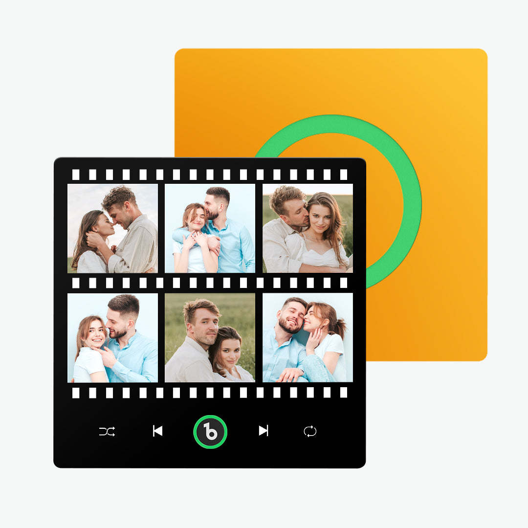 Neues 4.0-upgrade, Individueller Musik-kühlschrankmagnet, Film-stil, Kühlschrankmagnet, Geschenk Für Liebhaber - DePhotoBoxer